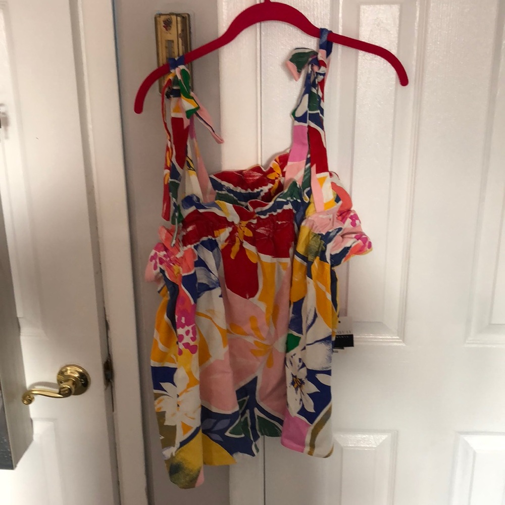 Eloquii Elements Tie Shoulder Tank